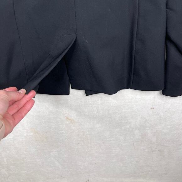 Veronica Beard Black Iconic Scuba Dickey Jacket Blazer Bi-Stretch Womens Size 00 - Picture 3 of 15
